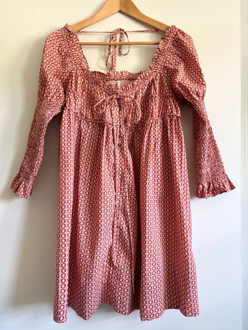 Free People Star Dip Mini Dress in Red - Picture 3 of 7